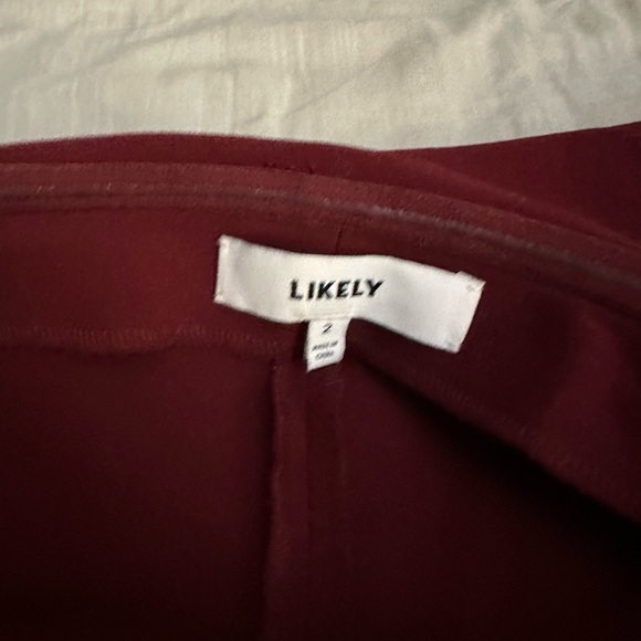 Likely Driggs Dress in Burgundy (D2) - Picture 4 of 6
